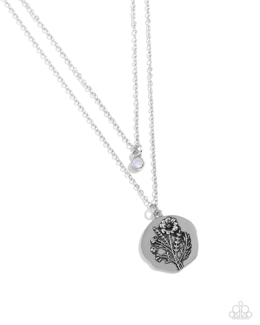 October Birthstone Beauty - White Opalescent