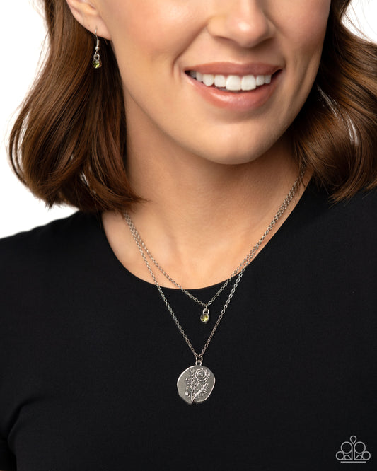 August Birthstone Beauty - Dark Forest Green