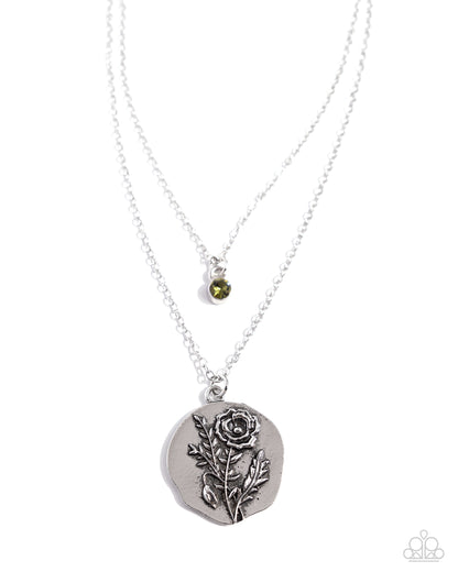 August Birthstone Beauty - Dark Forest Green